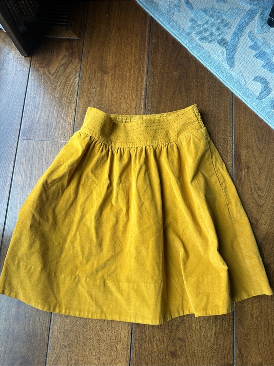 Anthropologie Dresses & Skirts - Anthropologie Mustard Yellow Circle Skirt